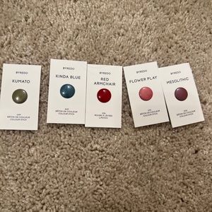 Byredo lip colors sample size